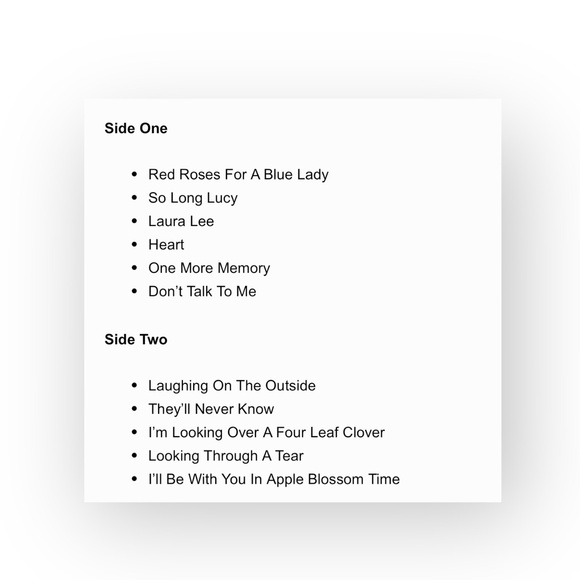 Vintage Vinyl: Wayne Newton 𖦹 Red Roses For A Blue Lady 𖦹
Capitol Records 𖦹 1965 - Picture 11 of 15